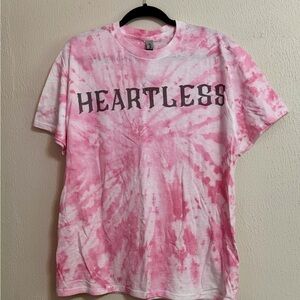 Pink Tie-Dye Heartless T-Shirt